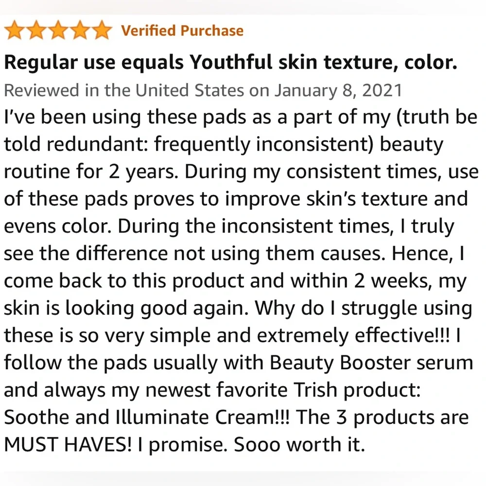Trish McEvoy Correct and Brighten® Beta Hydroxy Pads Daily Exfoliator